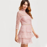 D19 - Pink Lace Dres