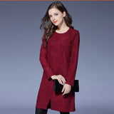 D31 - Elegant Burgundy Dress