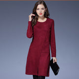 D31 - Elegant Burgundy Dress