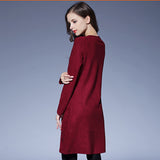 D31 - Elegant Burgundy Dress