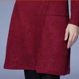 D31 - Elegant Burgundy Dress